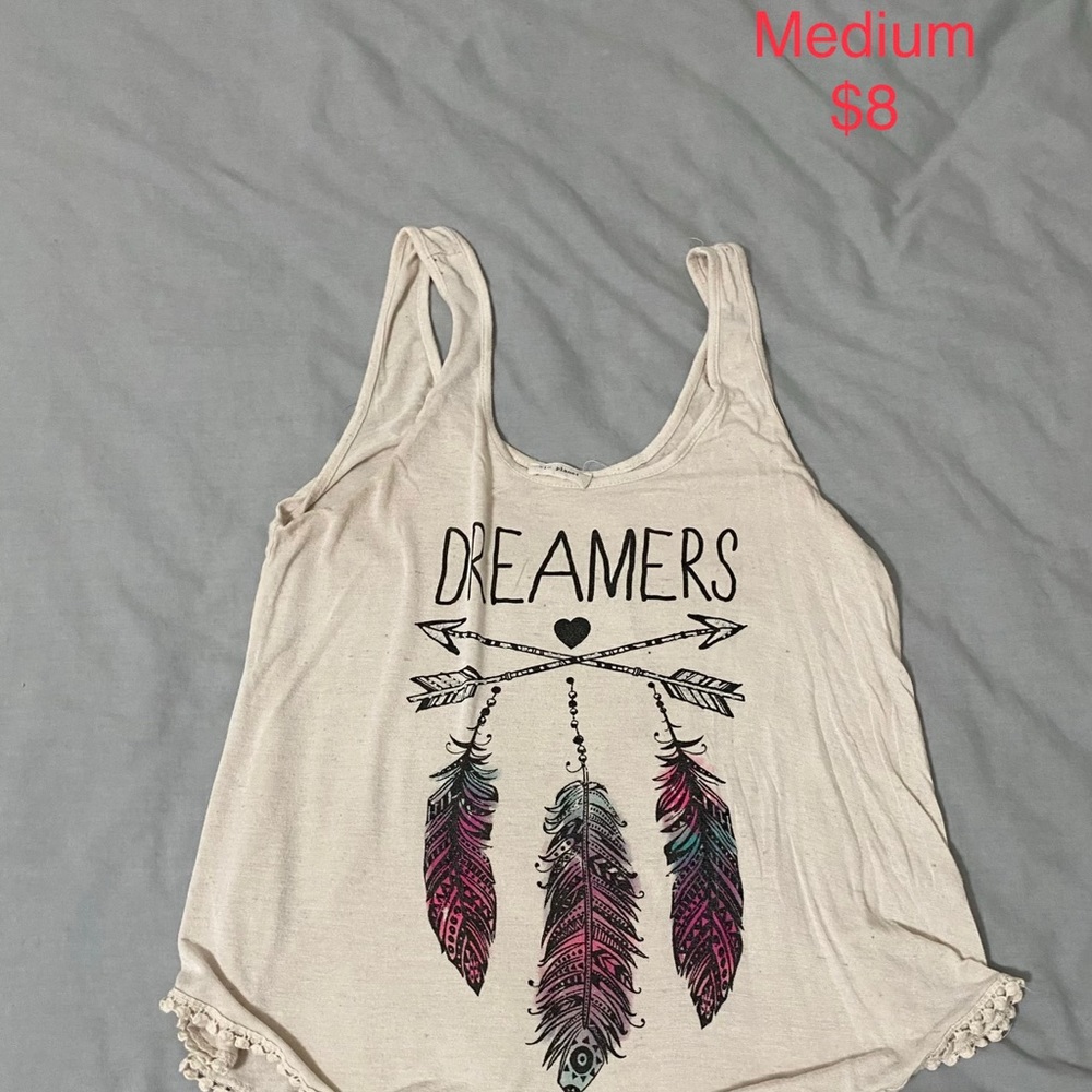 Cream tank top